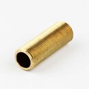M13x1 Lampen-Gewinderohr Messing roh &ndash; 100 mm...