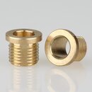 Trompeten-Nippel M10x1x8 &ndash; Messing 12x10 mm, mit...