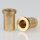 Trompeten-Nippel M10x1x15 – Messing 12x15 mm, mit Verdrehschutz