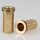 Trompeten-Nippel M10x1x20 – Messing 12x20 mm, mit Verdrehschutz