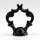 Zier-Ringnippel Messing schwarz M10x1 Durchgangsgewinde...