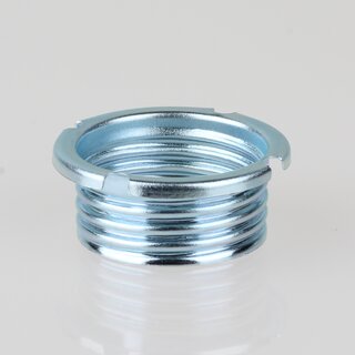 Ersatz-Schraubring 27x11 mm, Gewinde 20,8x2, verzinkt &ndash; fr Jo-Jo Fassungen G4, GY6,35 und G9