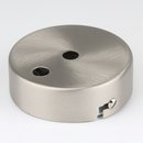 Lampen Metall Baldachin 80x25mm edelstahloptik fr 2...