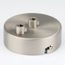 Lampen Zier-Baldachin Metall edelstahloptik Ø 80...