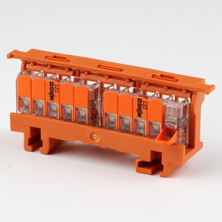 Wago 221-500 Befestigungsadapter inkl. 2x 221-415 Verbindungsklemmen
