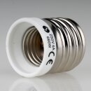 E40 auf E27 Adapter-Fassung Reduzierfassung, Porzellan 40x52 mm