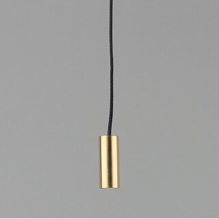 Zugschnur 220 mm mit Messing-Anhnger 8x20 mm &ndash; roh &ndash; fr Lampen mit Zugschalter