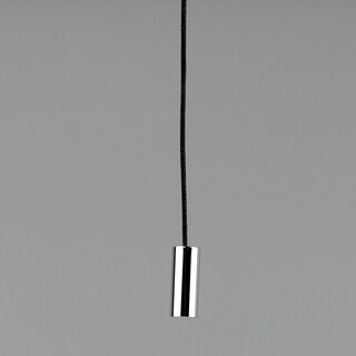 Zugschnur 220 mm mit Messing-Anhnger verchromt 8x20 mm &ndash; fr Lampen mit Zugschalter