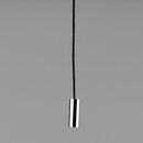 Zugschnur 220 mm mit Messing-Anhnger verchromt 8x20 mm...