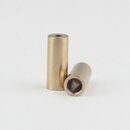 Messing-Anhnger 8x20 mm poliert &ndash; fr Zugschnur...