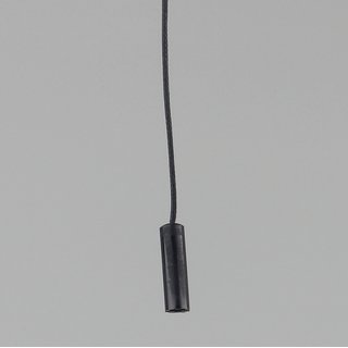 Zugschnur 210mm mit Kunststoff Anhnger schwarz fr Lampen Zugschalter