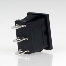 Wippschalter 1-polig, Umschalter EIN/AUS/EIN, schwarz,...