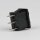 Wippschalter 1-polig, Umschalter EIN/AUS/EIN, schwarz, 250V/6A – 125V/10A, 20x13 mm