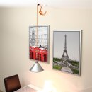 Lampen Distanz-Aufhänger „Affenschaukel“ – Schwarz 30x25 mm, Kunststoff, Umlenkung von Kabeln