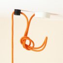 Lampen Distanz-Aufhänger „Affenschaukel“ – Schwarz 30x25 mm, Kunststoff, Umlenkung von Kabeln