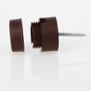 Lampen Distanz-Aufhänger „Affenschaukel“ – Braun 30x25 mm, Kunststoff, Umlenkung von Kabeln