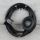 PVC-Anschlussleitung Schwarz 3-adrig &ndash; mit...