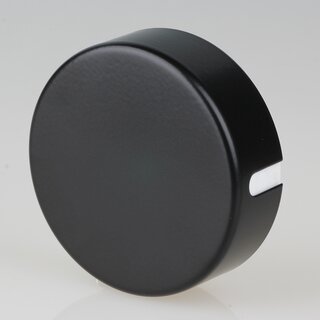 Lampen  Abzweig-Baldachin 72  22 mm Metall schwarz mit Zierkappe
