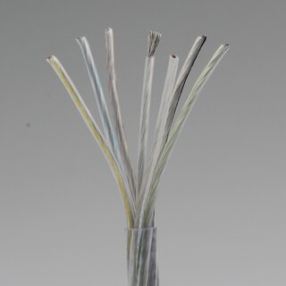 PVC Lampen-Kabel Steuerleitung Li2YY transparent 7x0,75 mm &ndash; flexible Rundleitung 6,8 mm - Meterware
