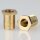 Sechskant-Trompeten-Nippel M10x1x13 – Messing 12x15 mm, mit Verdrehschutz