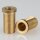 Trompeten-Nippel M10x1x18 – Messing 12x20 mm, ohne Verdrehschutz
