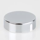 Lampen Abzweig Baldachin 72x22 Metall verchromt mit Zierkappe und Distanz-Aufhänger