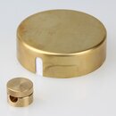 Lampen  Abzweig Baldachin 72x22 Metall Messing roh...