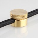 Lampen  Abzweig Baldachin 72x22 Metall Messing roh unbehandelt mit Zierkappe mit Distanz-Aufhänger