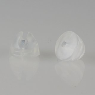 Kabel Seilhalter-Clip Kunststoff transparent 18x16 mm