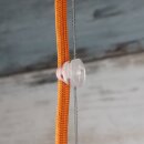 Kabel Seilhalter-Clip Kunststoff – transparent 18×16 mm