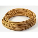 Textilkabel Stoffkabel gold 1-adrig 1x0,75mm...