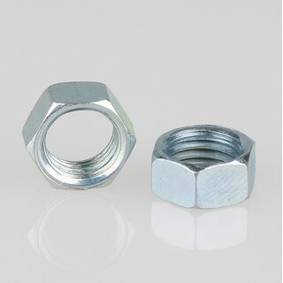 M8x1 Sechskantmutter &ndash; 10x5 mm, Metall verzinkt