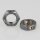 M10x1 Sechskantmutter – 14x5 mm, Metall verzinkt, mit 2x M3 Arretiergewinde