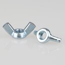 M6 Flgelmutter &ndash; Metall, verzinkt, DIN 315,...