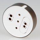 Lampen  Abzweig-Baldachin 72 × 22 mm Metall Antik...