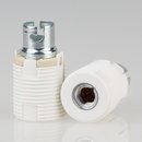 B15d Bajonett Fassung wei mit Aussengewinde M10x1...