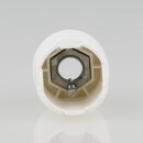 B15d Bajonett Fassung weiß mit Aussengewinde M10x1 Innengewinde