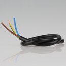 PVC-Lampenkabel schwarz 3-adrig 3x1,0 mm H05VV-F &ndash;...