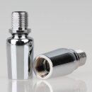 Lampen Kugelgelenk 16x37 mm, verchromt, M10x1...