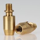 Lampen Kugelgelenk 16x41 mm, Messing roh, M10x1...