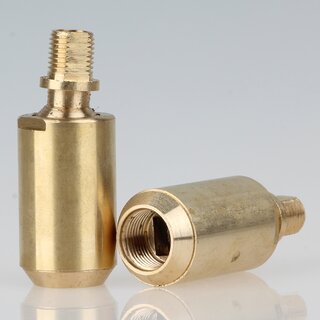 Lampen Kugelgelenk 21x54 mm, verchromt, M13x1 Innengewinde auf M10x1 Auengewinde