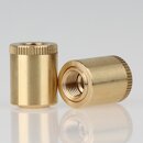 Lampen Kugelgelenk 18x24 mm, Messing roh, M10x1...