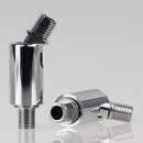 Lampen Dreh-Kippgelenk 13x44 mm, verchromt, M8x1...
