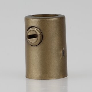 M10x1 Klemmnippel Zugentlastung Gold mit Innengewinde aus Kunststoff