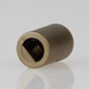 M10x1 Klemmnippel Zugentlastung Gold mit Innengewinde aus Kunststoff