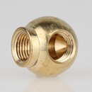 2x M10x1 Winkelgewinde 90 mit Ansatz &ndash; Messing...