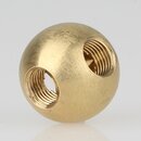 M10x1 T-Gewinde &ndash; Messing Metallkugel  25 mm, fr...