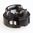 E27 Metall-Lampenfassung verchromt mit Außengewinde und Kunststoff-Innenkern M10x1 IG 250V/4A