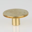 Lampen Abschlussknopf Messing M10x1 T-Form 40x20mm