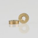 M3 Rundmutter &ndash; 7x2 mm, Metall Messing roh